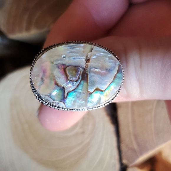 New Abalone Shell 925 Silver Ring. - Picture 12 of 12